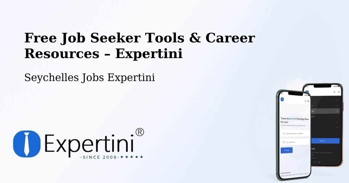 Free Job Seeker Tools & Career Resources – Victoria - Victoria, Seychelles Jobs Expertini